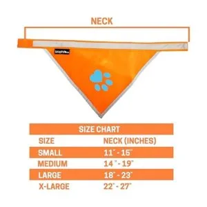 SafetyPUP XD Bandana reflectante. Collar de bandana para_2