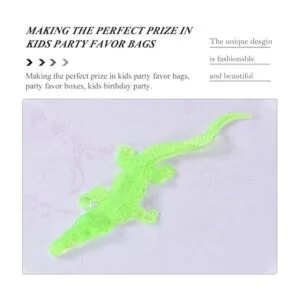 TOYANDONA Juguete elástico de cocodrilo 24 piezas de_4