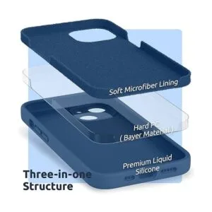 SURPHY Funda de silicona compatible con iPhone 13 6.1_5