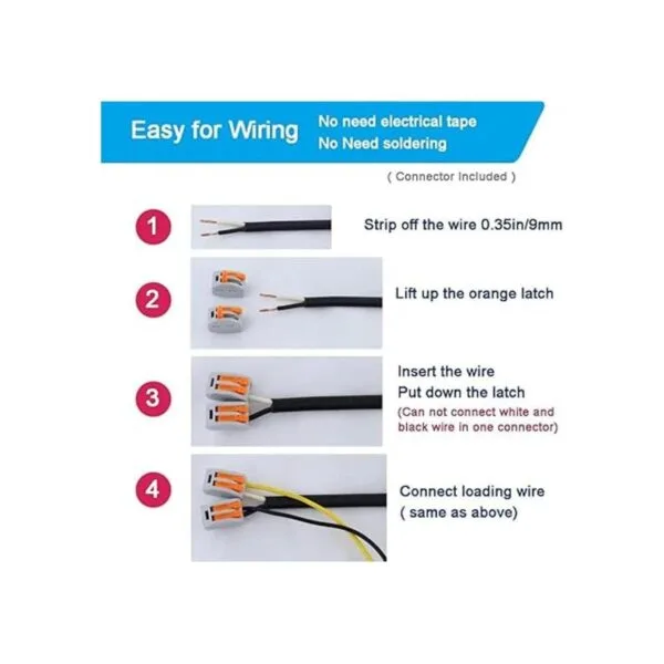 Cable de alimentación de repuesto de 2 clavijas 14AWG SJT_3