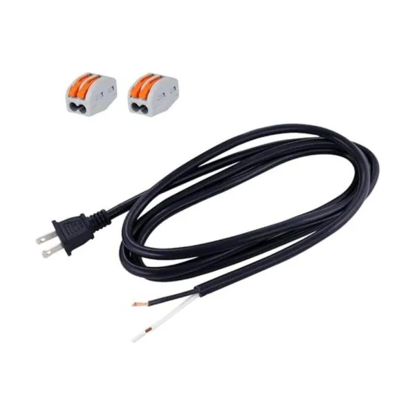 Cable de alimentación de repuesto de 2 clavijas 14AWG SJT_1