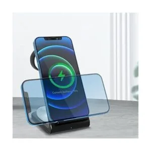 Cargador rápido inalámbrico 3 en 1 certificación Qi_3