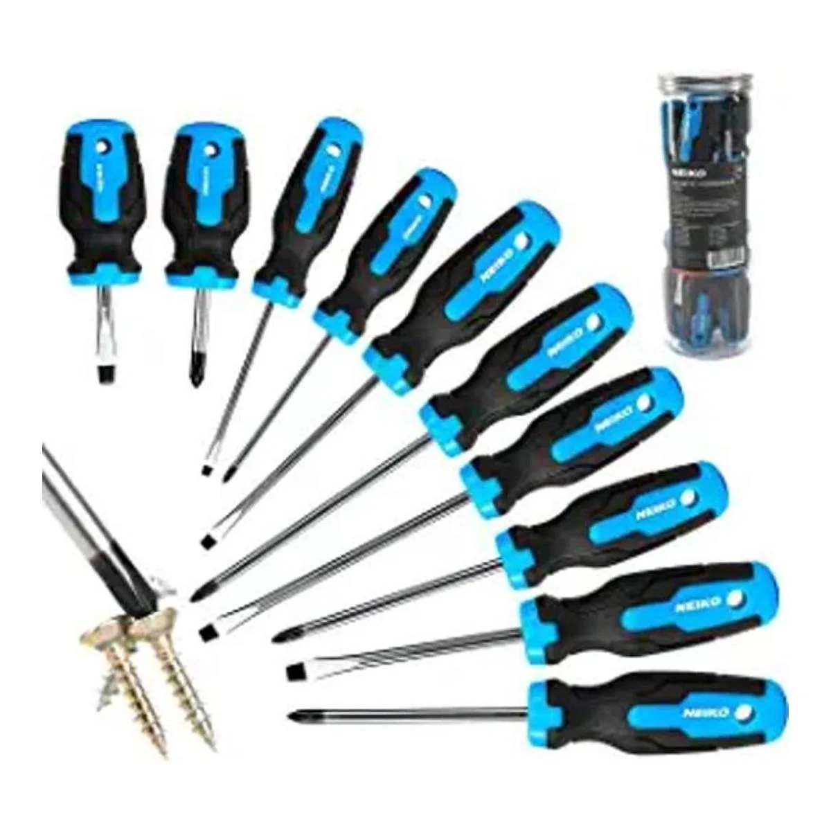 NEIKO 01378A Juego de destornilladores magnéticos 10_1
