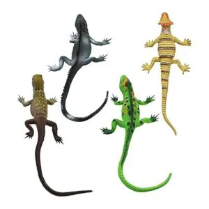 Carykon 4 piezas simulación gran lagarto desierto camaleón_3