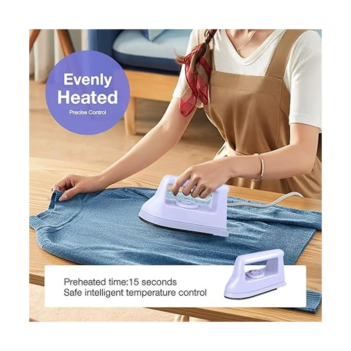 Mini Crafts Kit de máquina de prensa de calor portátil_4