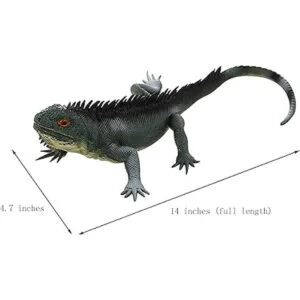 Carykon 4 piezas simulación gran lagarto desierto camaleón_2