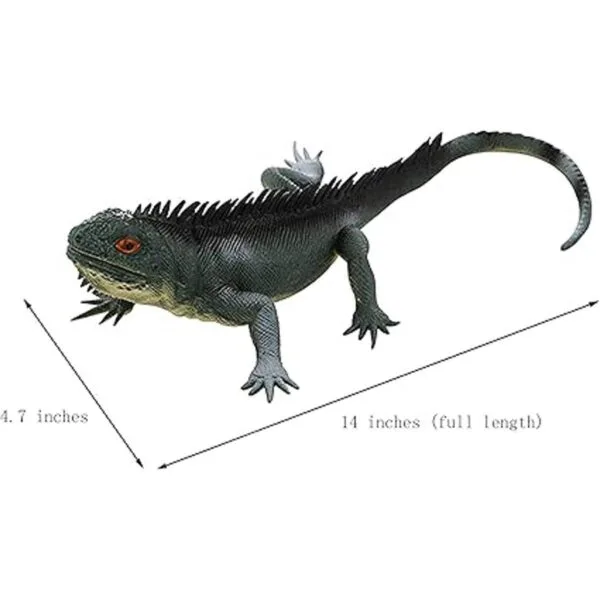 Carykon 4 piezas simulación gran lagarto desierto camaleón_2
