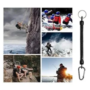 Mini Skater Cordones de pesca retráctiles en espiral para_4