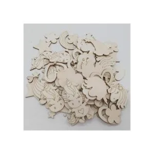 TENDYCOCO 100 piezas de madera para manualidades con_7