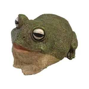 Top Brass Chunky Frog Key Hider Estatua de jardín de sapo_1