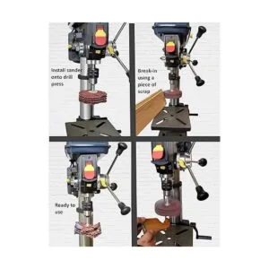 LINE10 Tools Kit de rueda de lijado de solapa de moldeo de_4