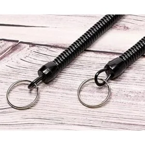 Mini Skater Cordones de pesca retráctiles en espiral para_7