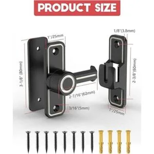 Pestillos de puerta resistentes de 90 grados en ángulo_5