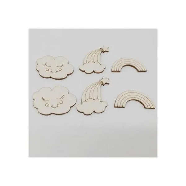 TENDYCOCO 100 piezas de madera para manualidades con_3