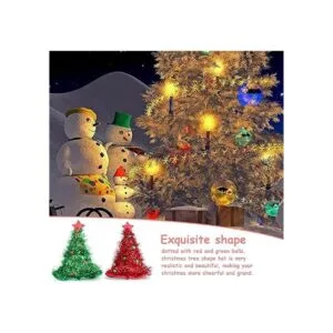 2 gorros de Navidad para árbol de Navidad sombreros de_7