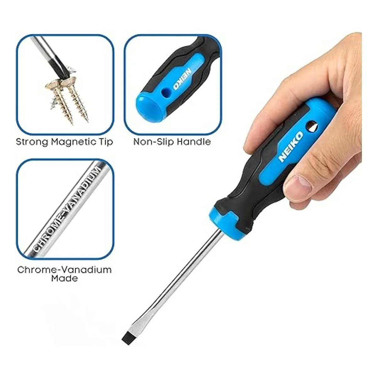 NEIKO 01378A Juego de destornilladores magnéticos 10_2