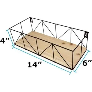 Blue Donuts Cestas de alambre pequeñas para almacenamiento_2