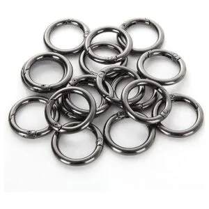 40 anillos de resorte redondo de 1.102 in mosquetón_5