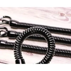 Mini Skater Cordones de pesca retráctiles en espiral para_3