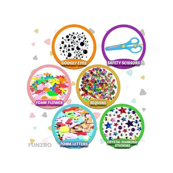 FunzBo suministros de arte y manualidades para niños Kit_5