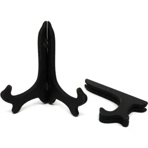 CVHOMEDECO. Soporte de madera decorativo vintage negro_1