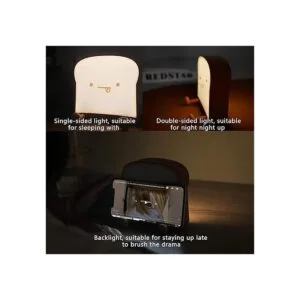 QANYI Linda luz de noche para pan tostado LED lámpara de_2