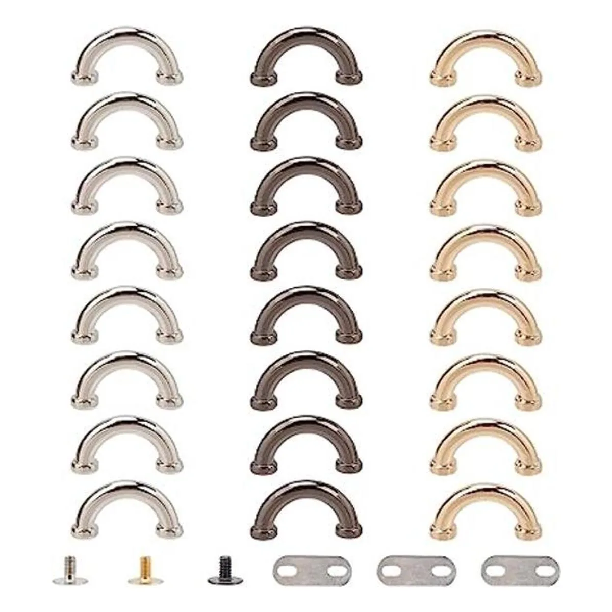 WADORN 24 juegos de hebillas de metal para bolsa puente_1
