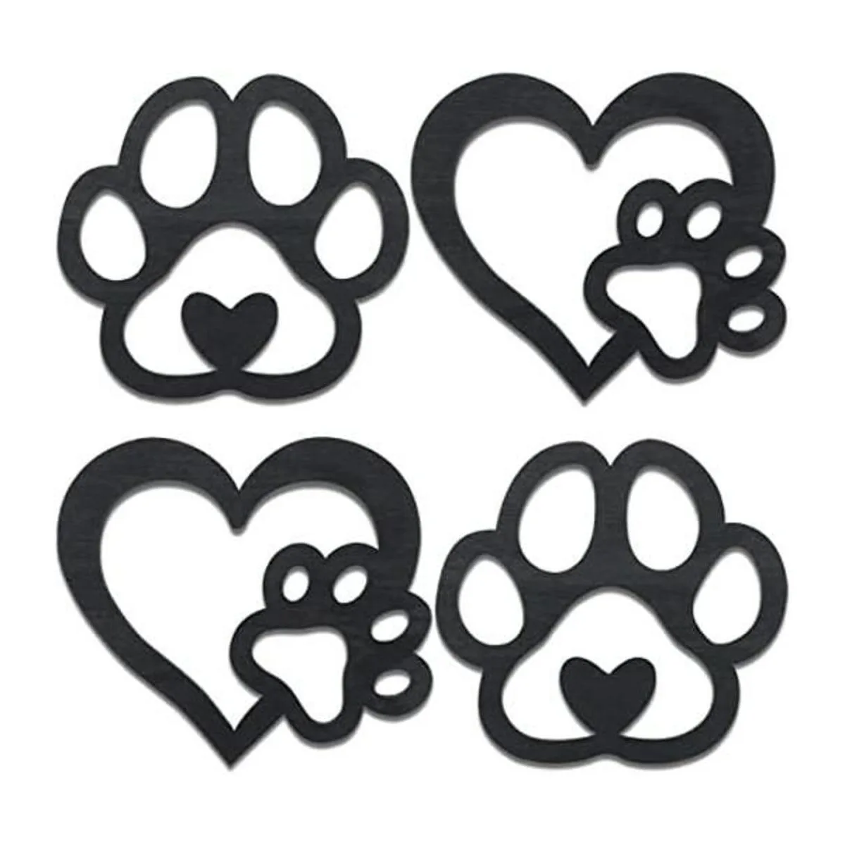 Decoración de habitación de perro impresiones de patas de_1