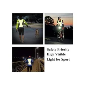 TOURUN Chaleco reflectante para correr con bolsillo para_5