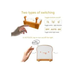 QANYI Linda luz de noche para pan tostado LED lámpara de_4