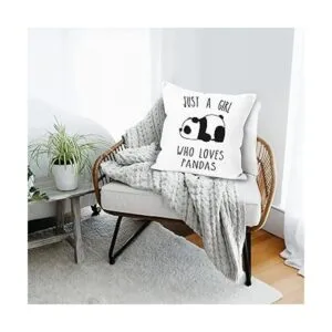 Liosei Just A Girl Who Loves Pandas Panda Bear Funda de_2