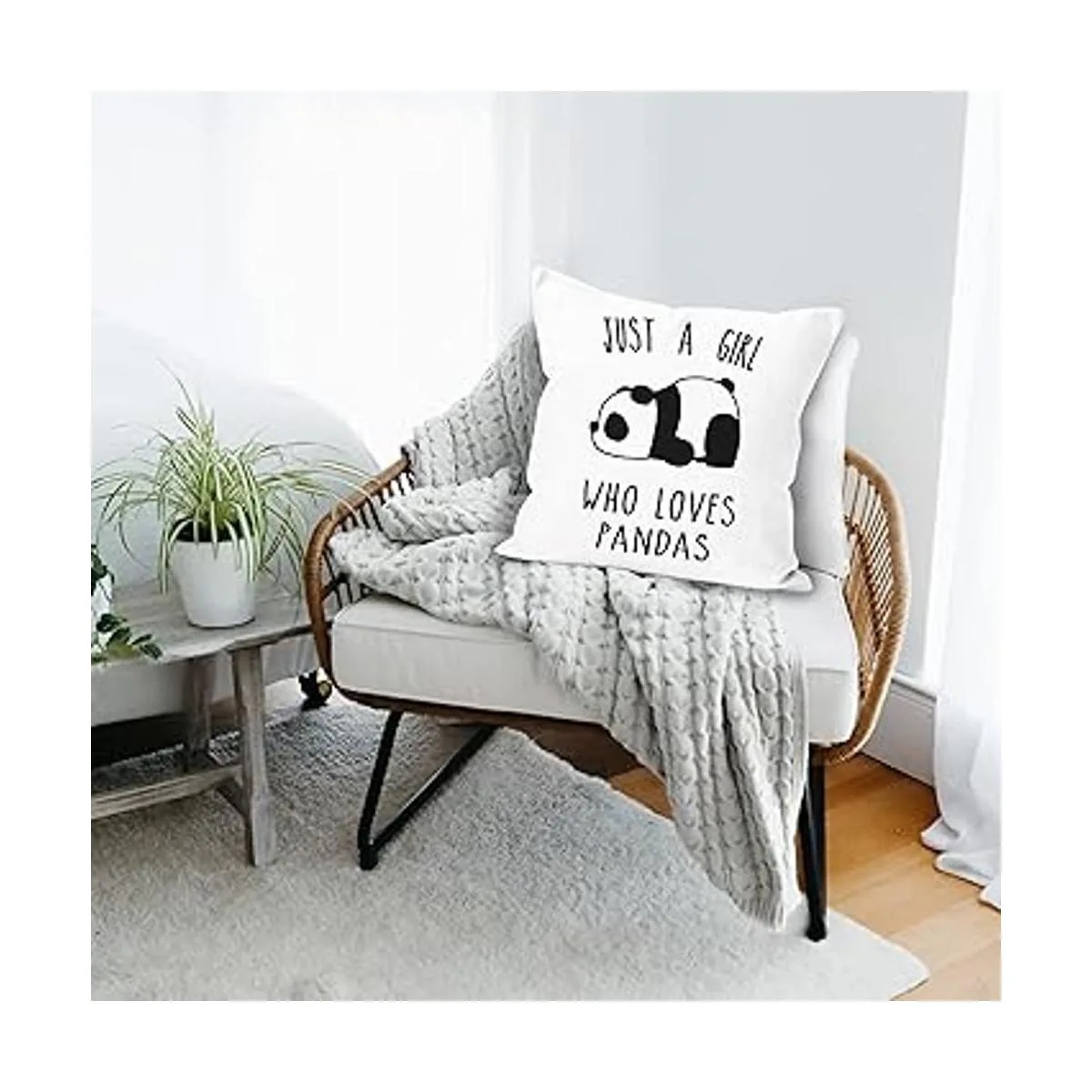 Liosei Just A Girl Who Loves Pandas Panda Bear Funda de_2