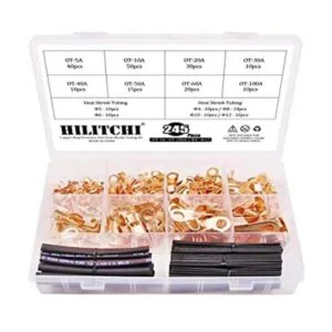 Hilitchi 245 piezas de alambre de barril abierto Crimp_1