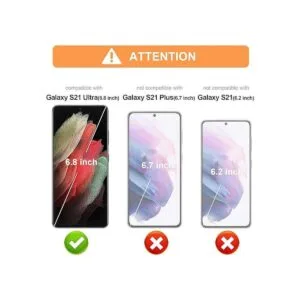 Vaburs Funda tipo cartera para Galaxy S21 Ultra con_2