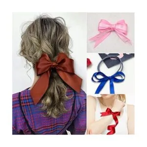 2x50 Yards Ivory Double Faced Satin RibbonSolid Color_4