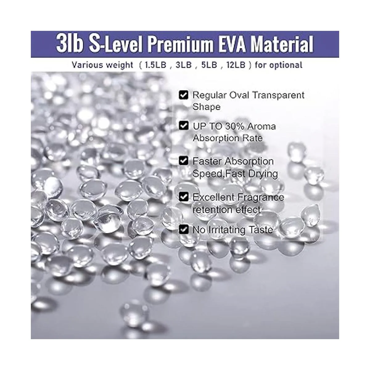 MUBYOK Perlas de aroma prémium sin perfume de 3 libras_2