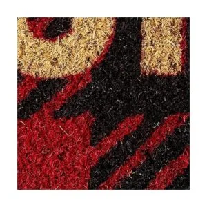 DI tapete de entrada de fibra de coco natural. Welcome_3