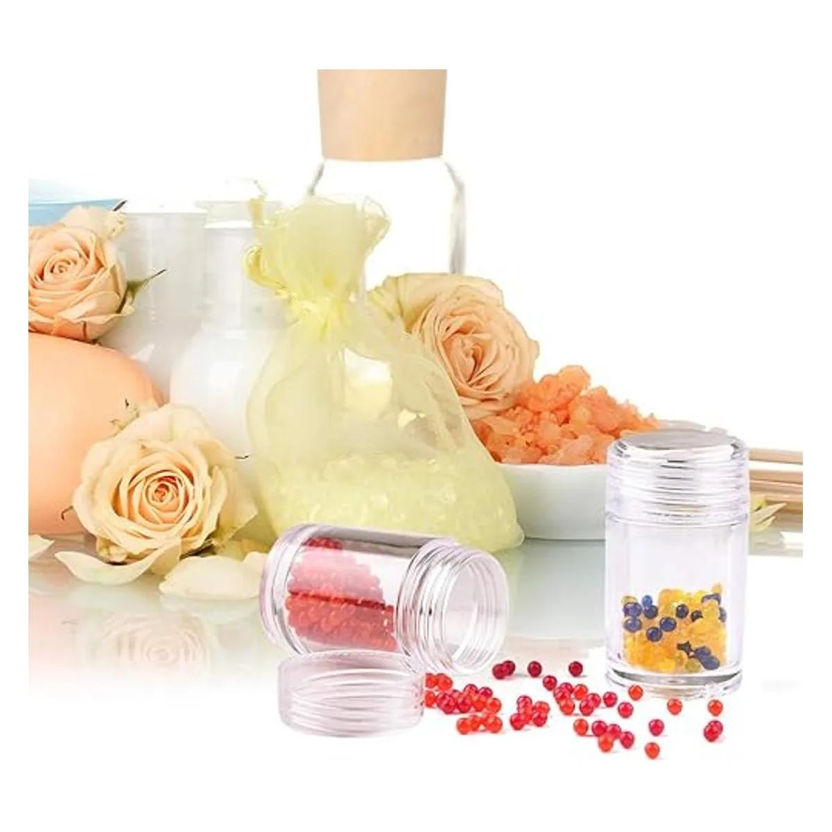 Coopay Juego de cajas de plástico con 30 tarros de_7