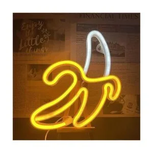 ENUOLI Letreros de neón de plátano luz de neón de plátano_3