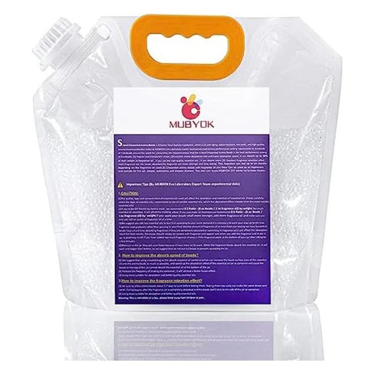 MUBYOK Perlas de aroma prémium sin perfume de 3 libras_1