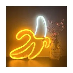 ENUOLI Letreros de neón de plátano luz de neón de plátano_2