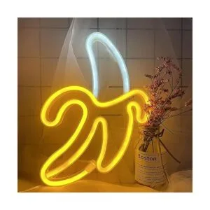 ENUOLI Letreros de neón de plátano luz de neón de plátano_4