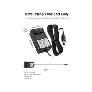 Cargador adaptador de 18 V CC compatible con Altec Lansing_7