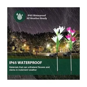 TDA Luces solares decorativas de jardín con diseño de_4