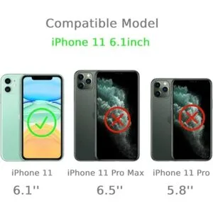 Cool Cat Funda para iPhone 11 bonita pintura de gato_3