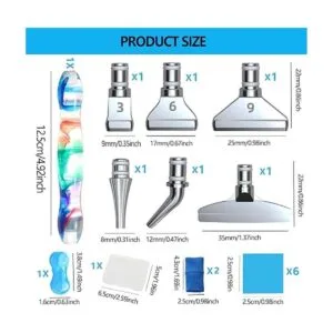 Kit de 17 piezas de accesorios y herramientas de pintura_3
