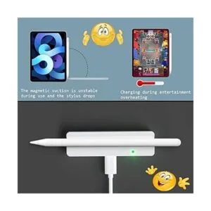 Base de carga inalámbrica magnética con cable USB_4