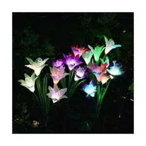 TDA Luces solares decorativas de jardín con diseño de_1