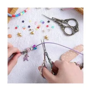 Tijeras de costura pequeñas bordadas Tijeras decorativas_3