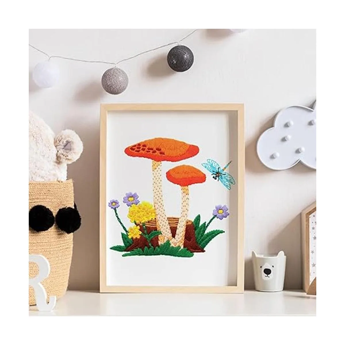 Juego de 5 juegos de bordado con patrones e instrucciones_6